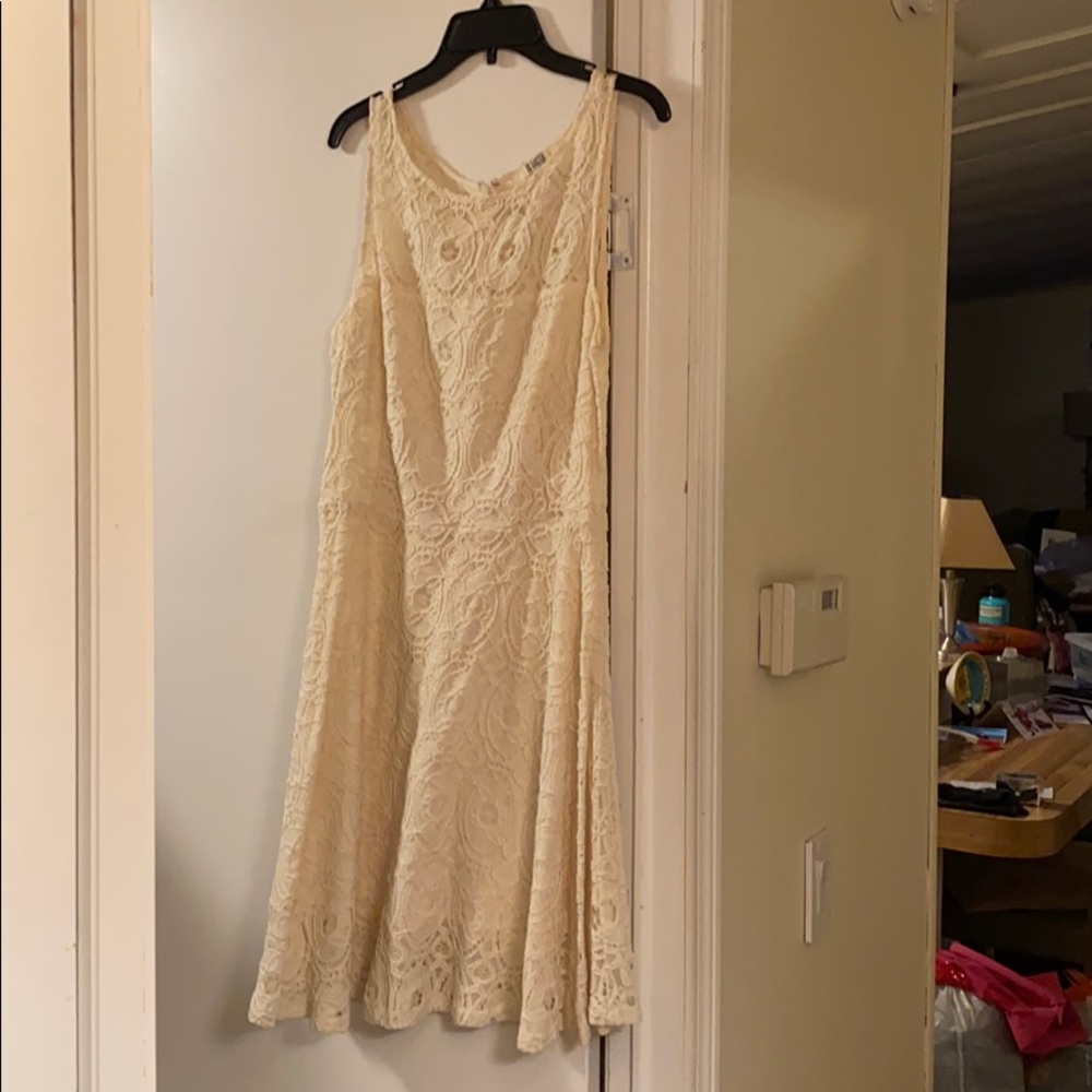 Cream colored dress